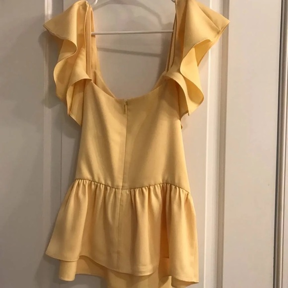 NWT Club Monaco Akua Top Yellow/Gold - 0 - Picture 13 of 14